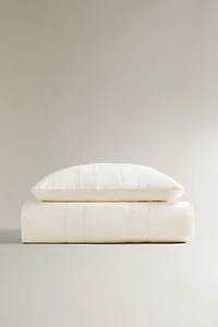 CHILDREN'S POPLIN FLAT SHEET WITH HEMSTITCHING