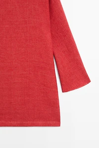 Long sleeve mini dress