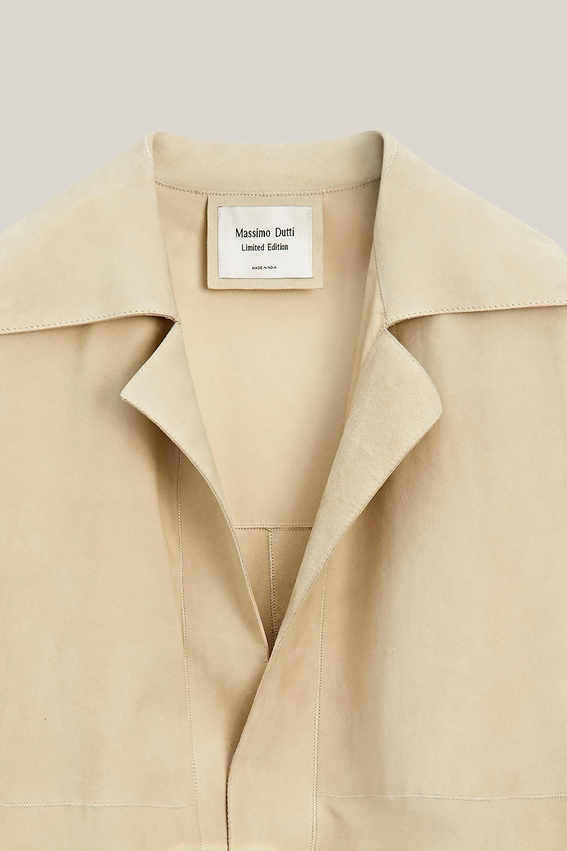 Suede leather tunic - LIMITED EDITION