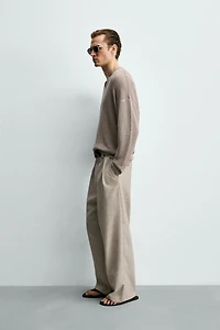 PULL COUPE DÉCONTRACTÉE 100% LIN