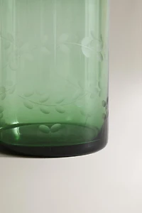 VERRE FEUILLE DE NOËL