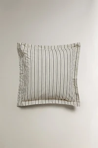 STRIPED PERCALE DUVET COVER