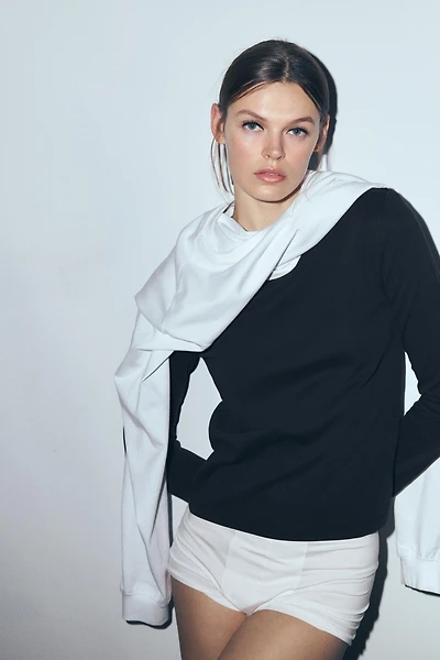 INTERLOCK LONG SLEEVE T-SHIRT