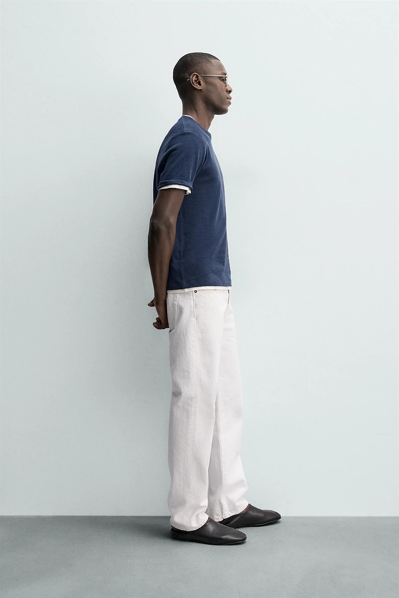 LINEN - COTTON T-SHIRT