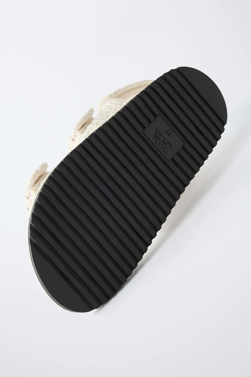 BUCKLED SANDALS