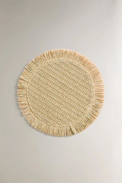 FRINGED PAPER PLACEMAT (PACK OF 2)