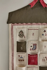 EMBROIDERED CHRISTMAS ADVENT CALENDAR