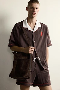 CHILI EMBROIDERY RELAXED FIT SHIRT
