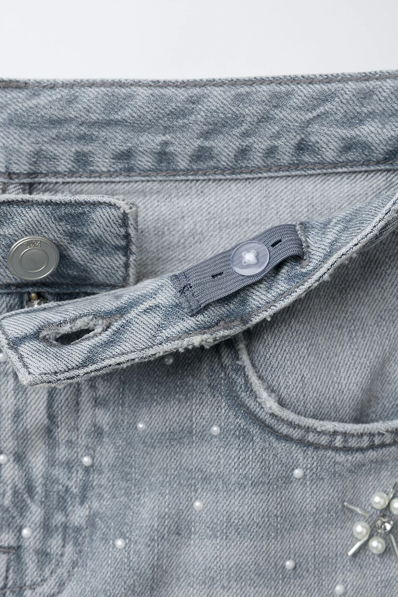 PEARL WIDE LEG JEANS