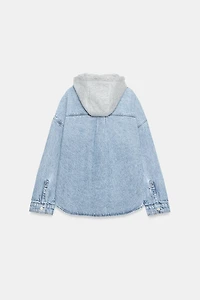 Z1975 OVERSIZED DENIM HOODIE JACKET