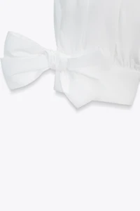 CHEMISE POPELINE AVEC LACETS