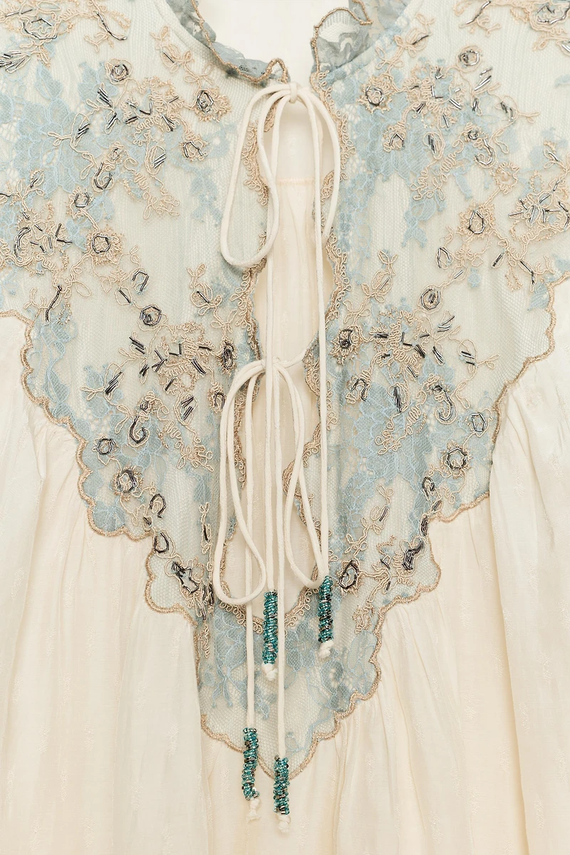 ZW COLLECTION LACE SHIRT
