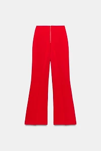 HIGH-WAISTED PANTS WITH BACK ZIP