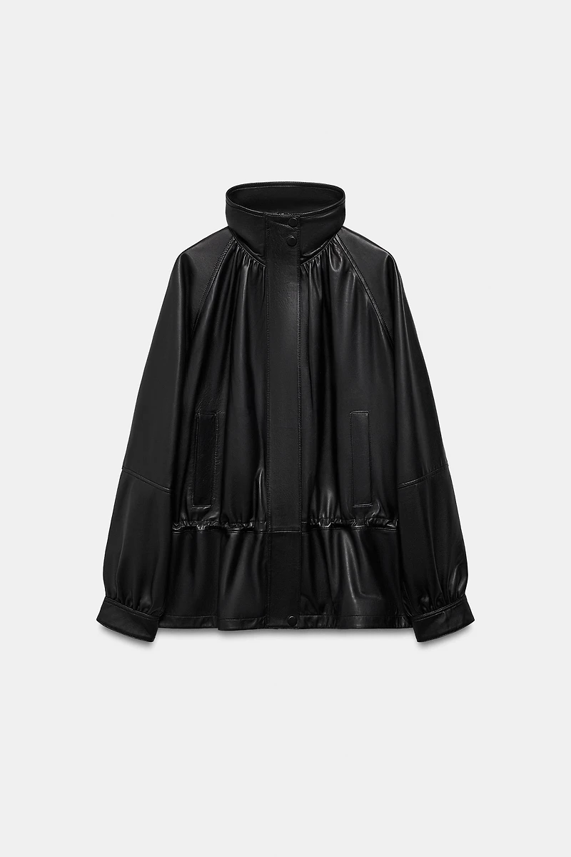 100% LEATHER JACKET ZW COLLECTION LIMITED EDITION
