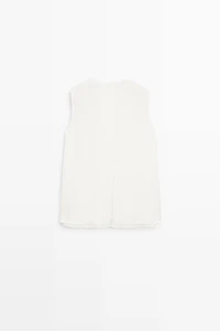 Flowing striped cape top - STUDIO