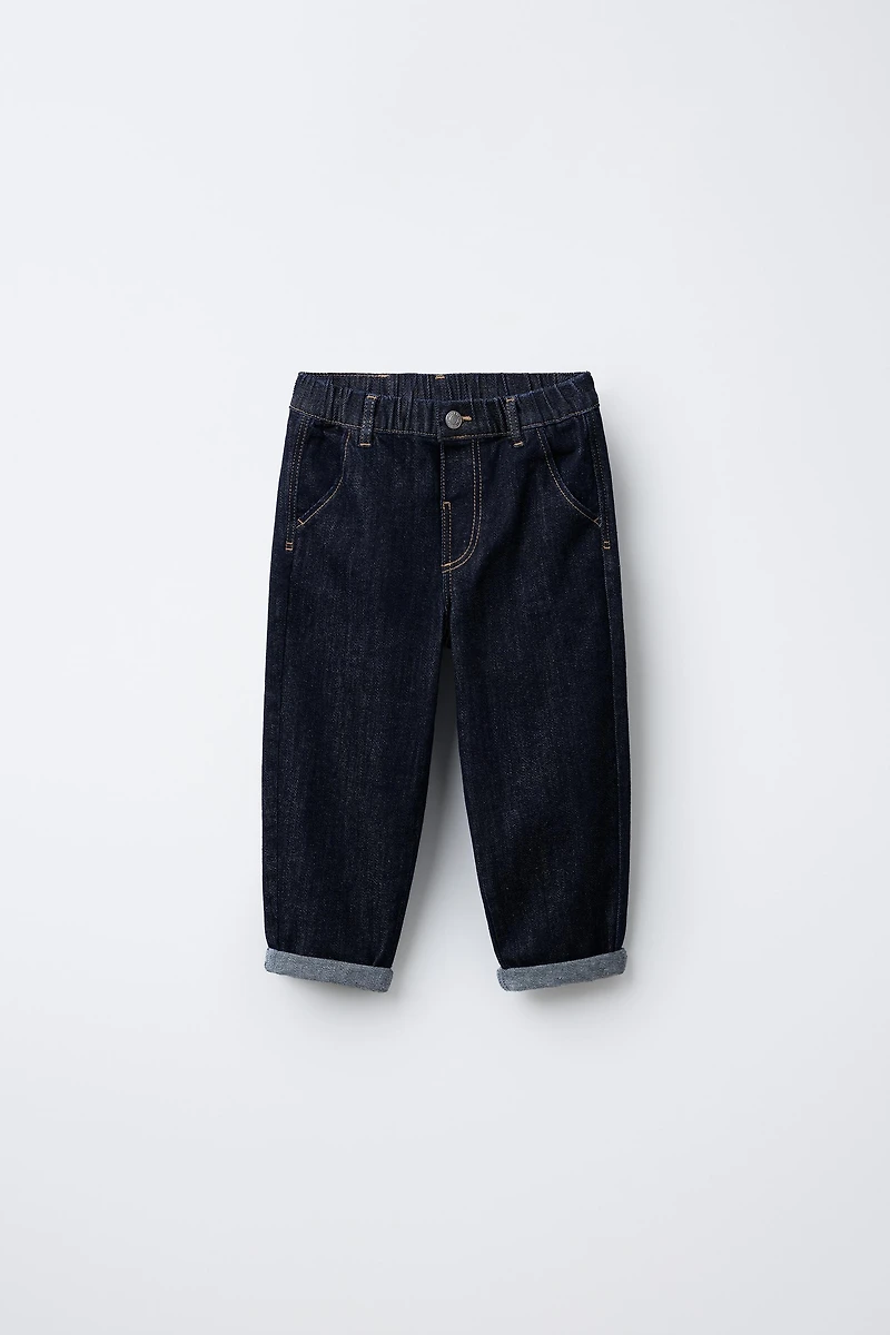 PANTALON DENIM BAGGY CONFORT