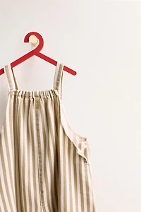 ZARA TIMELESS - LONG STRIPED OVERALLS