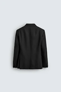 LIMITED EDITION WOOL BLEND DOUBLE BREASTED SUIT BLAZER