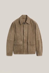 Surchemise poches cuir daim - LIMITED EDITION