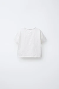 COMBINATION TEXTURE HENLEY SHIRT