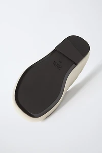 LEATHER DERBY SHOES