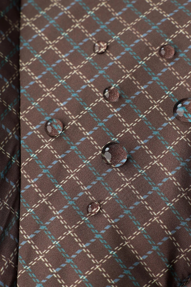 CHECKERED PUFFER JACKET
