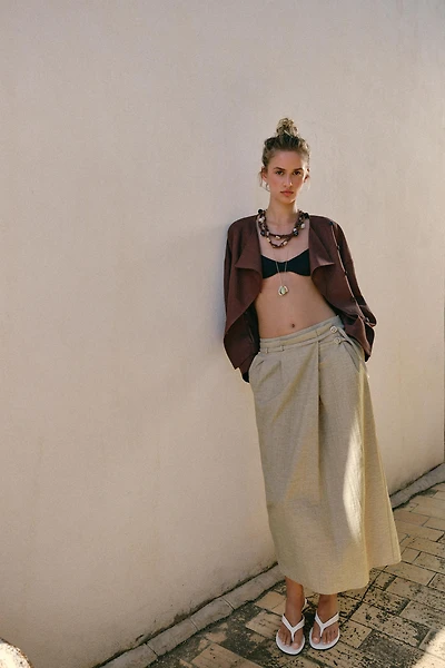 LINEN WRAP JACKET