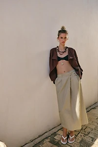 LINEN WRAP JACKET