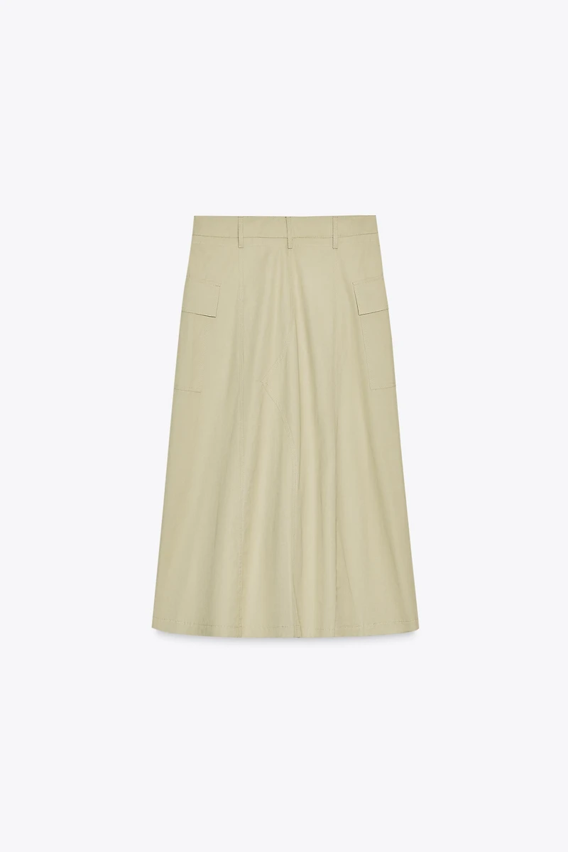 CARGO MIDI SKIRT