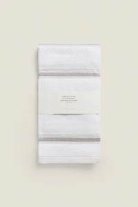 STRIPED COTTON TERRYCLOTH KITCHEN TOWEL