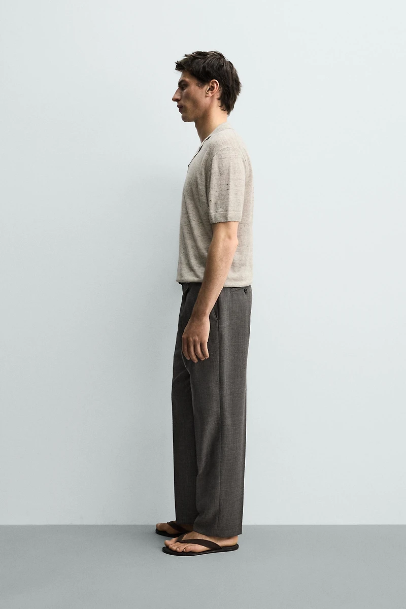 POLO EN LIN REGULAR FIT