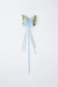 FOREST FAIRY BUTTERFLY TULLE GLITTER WAND COSTUME