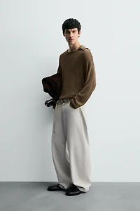 JEAN COUPE DÉCONTRACTÉE CEINTURE