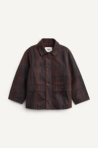 LIMITED EDITION WAXED PLAID COAT