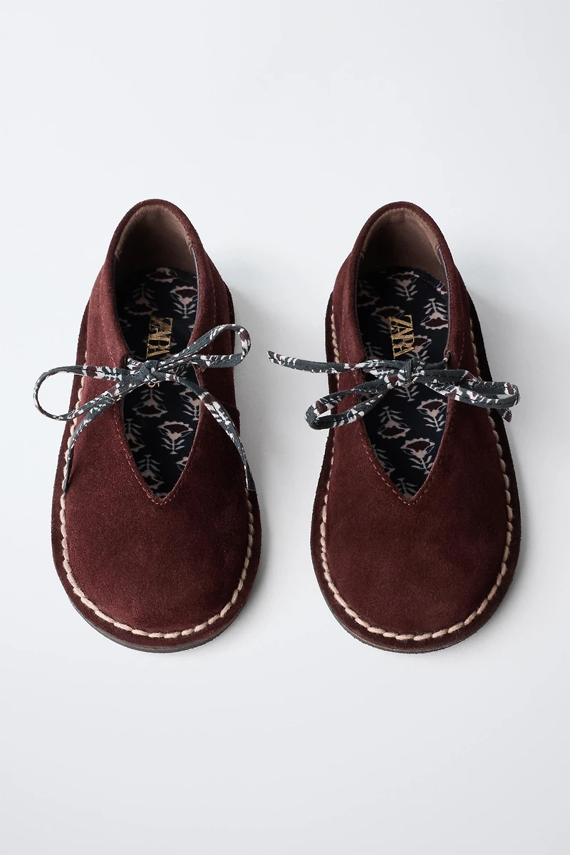 ZARA TIMELESS - LEATHER BALLET FLATS