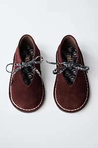 ZARA TIMELESS - LEATHER BALLET FLATS