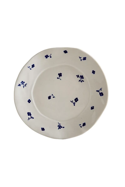 ASSIETTE À DESSERT PORCELAINE FLEUR