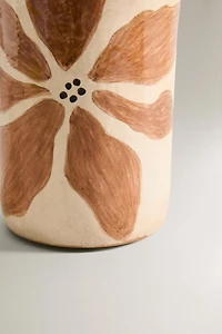PAINTED FLOWERS VASE