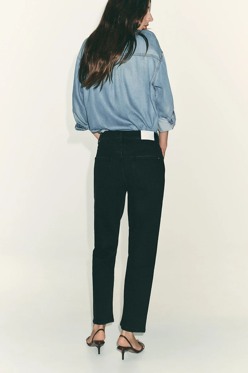 Z.01 HIGH WAIST COMFORT MOM FIT JEANS