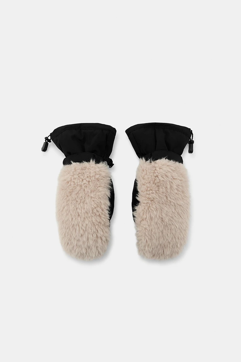 FAUX FUR POLARTEC® MITTENS SKI COLLECTION