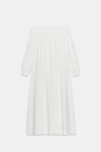 ZW COLLECTION OFF-THE-SHOULDER MIDI DRESS