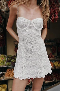 SHORT CROCHET DRESS
