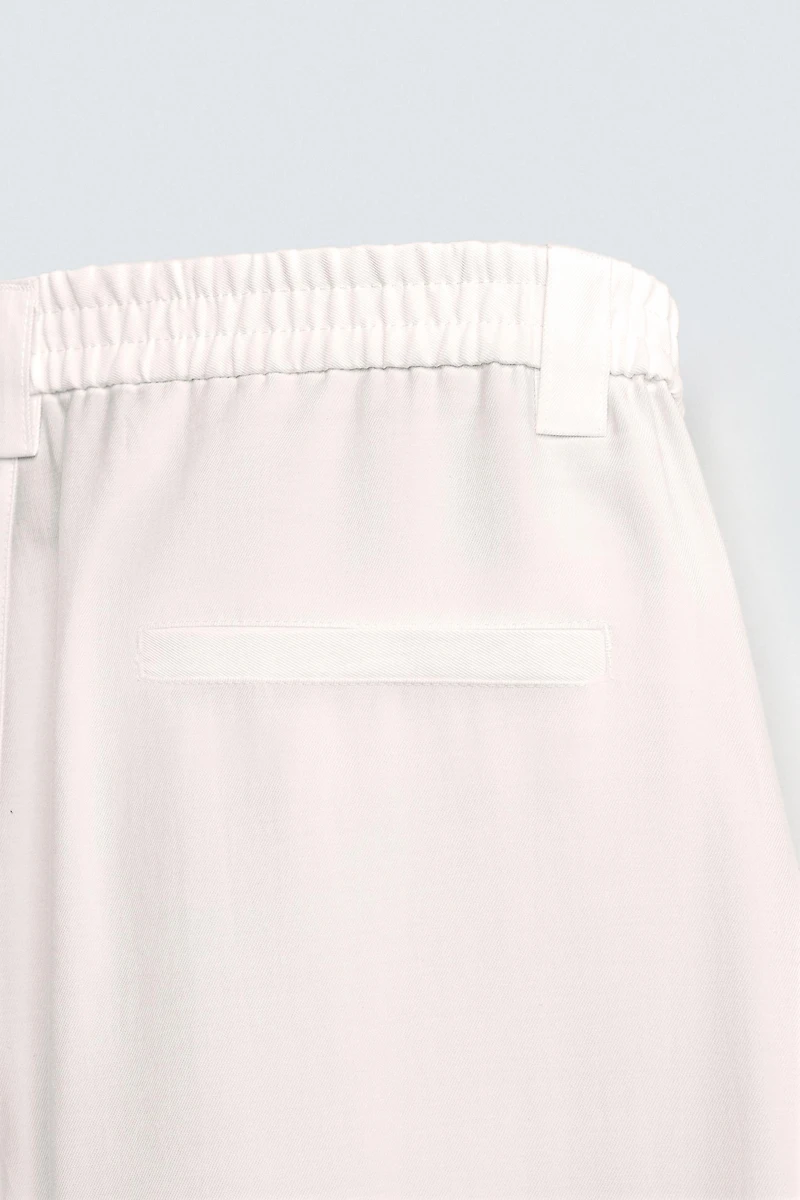 PANTALON FLUIDE PLIS LATÉRAUX
