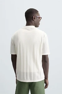 OPEN KNIT SHIRT