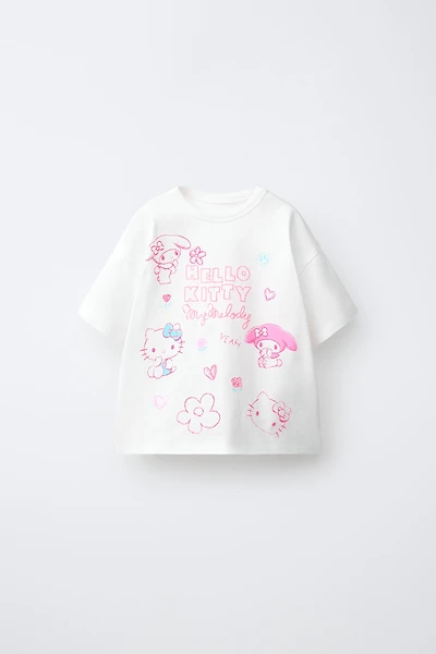 EMBROIDERED HELLO KITTY © SANRIO T-SHIRT