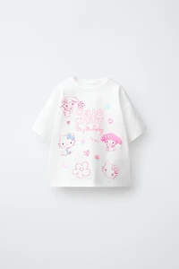 EMBROIDERED HELLO KITTY © SANRIO T-SHIRT