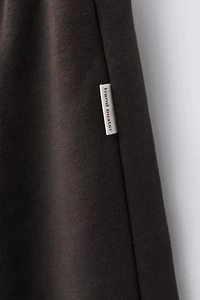 JOGGING SWEATSHIRT AND BASIC JOGGER PANTS SET WITH LABEL