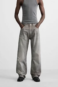 PRINTED BAGGY FIT JEANS