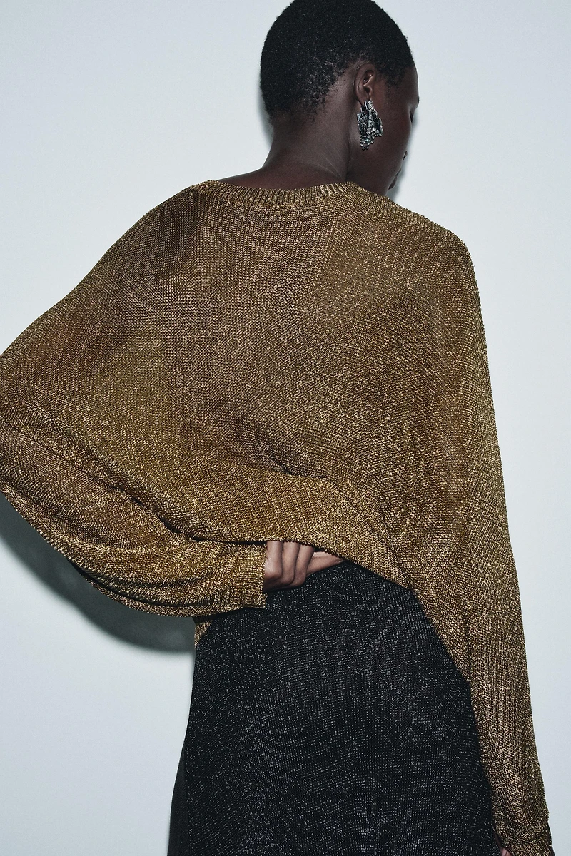 METALLIC KNIT JUMPER