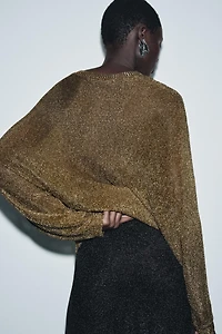 METALLIC KNIT JUMPER